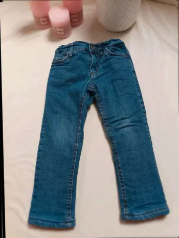 Jean fourré bleu Defacto garçon 4 ans