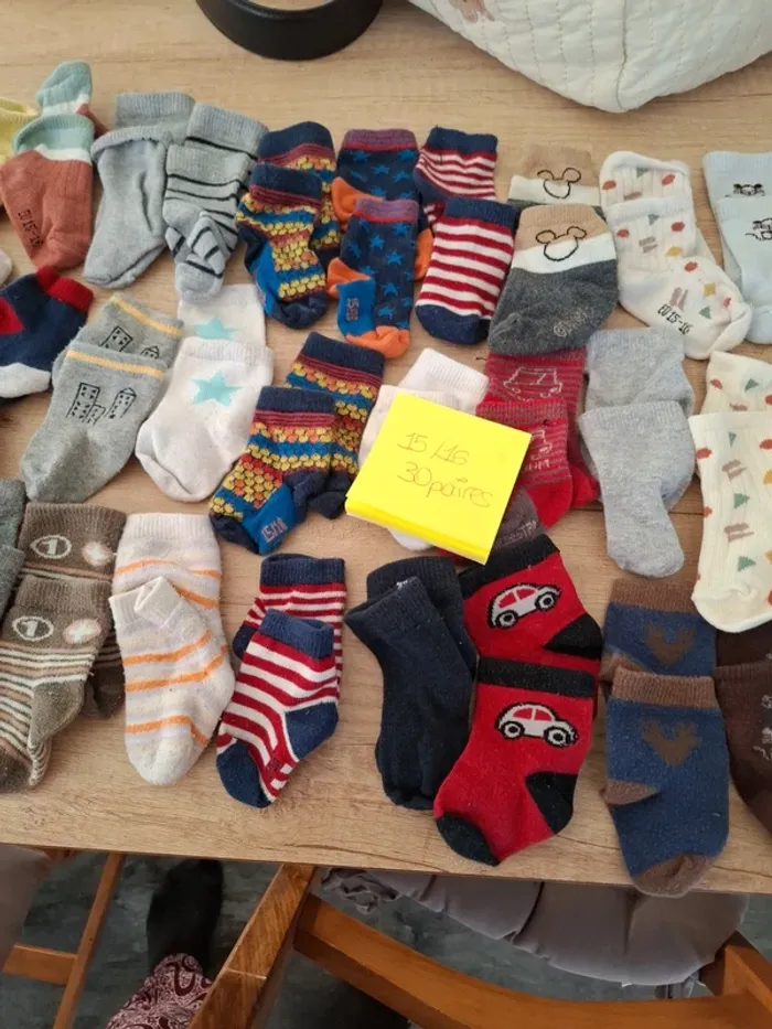 30 paires de chaussettes 15/16 - photo numéro 4