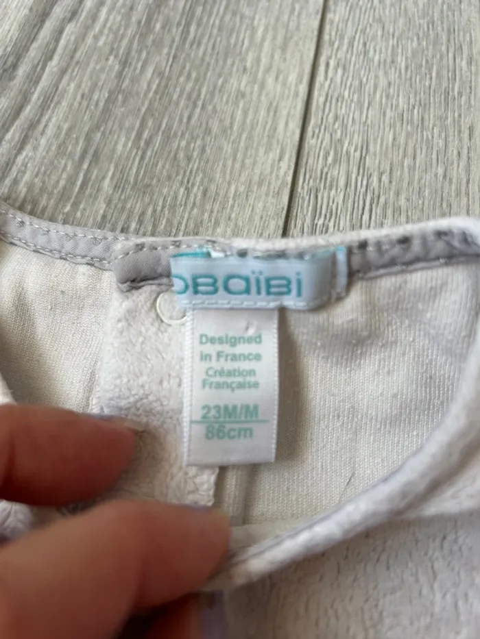 Pyjama velours 2 pièces 23 mois - photo numéro 4