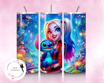 Stitch X Harley Quinn - Thermos 590ml