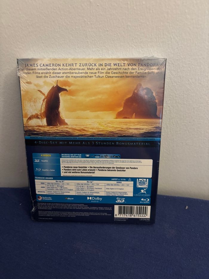 Avatar la voie de l'eau Blu-ray 2D 3D VF Neuf sous blister - photo numéro 4