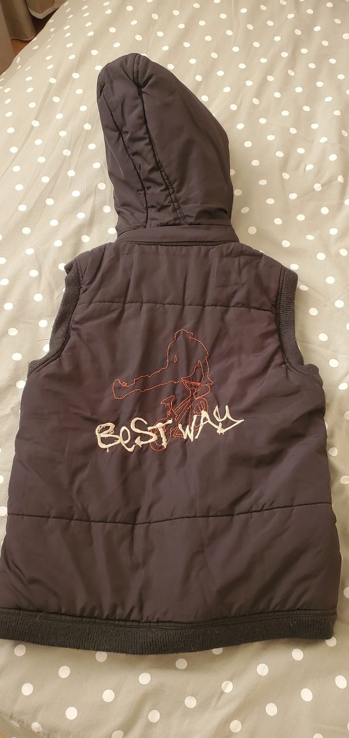 Doudoune sans manche noir garçon 10 ans - photo numéro 4