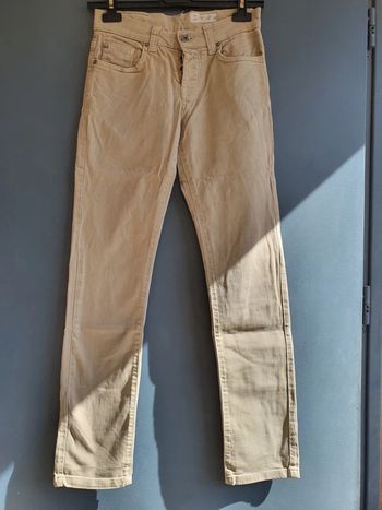 Pantalon jeans beige Bizzbee S 36