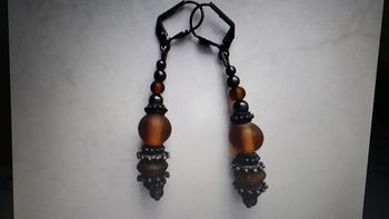 Boucles d'oreilles femme pendantes neuf