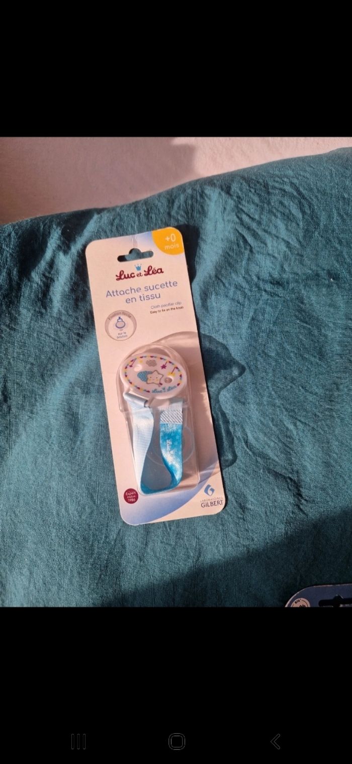 Attache tétine Luc & Léa