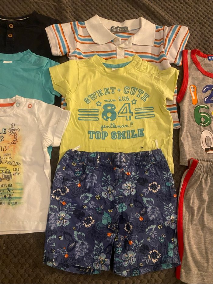 Lot vêtements été bébé garçon 12 mois 1 an - photo numéro 3