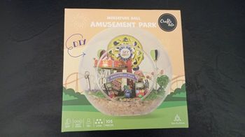 Kit construction Miniature Parc attraction en boule de verre a monter