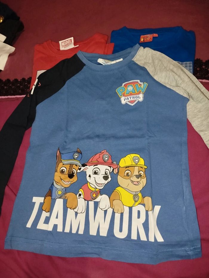 Lot 4 thee shirt manches longues - photo numéro 2