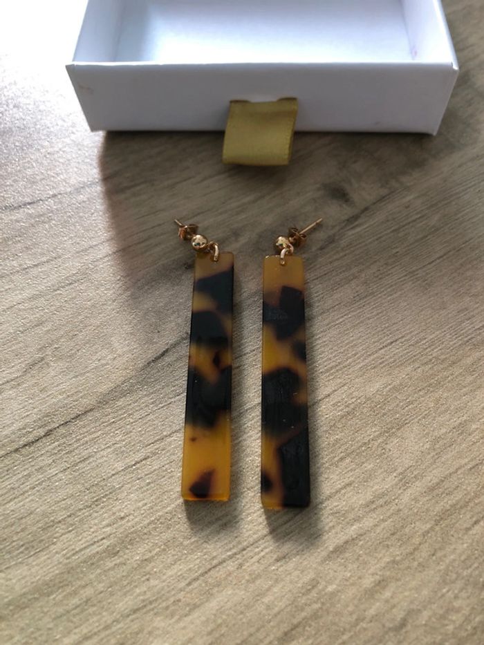 Boucles d’oreilles léopard
