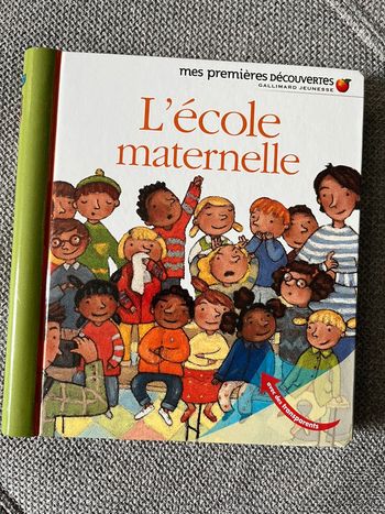 Livre L’école maternelle Gallimard