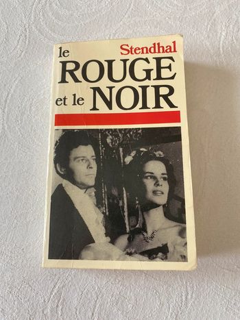 Livre « le Rouge et le Noir » Stendhal