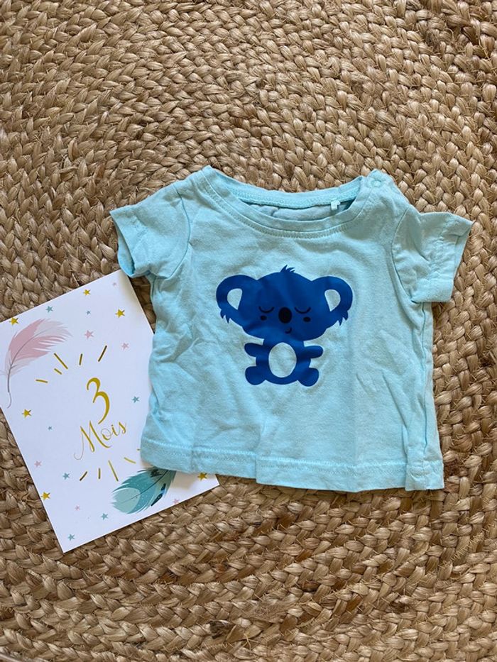 T-shirt manches courtes koala 🐨 3 mois
