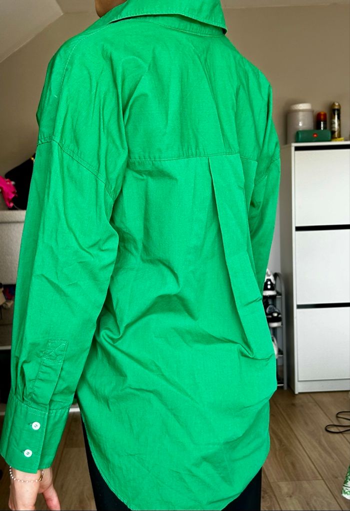 Chemise verte Zara - photo numéro 5