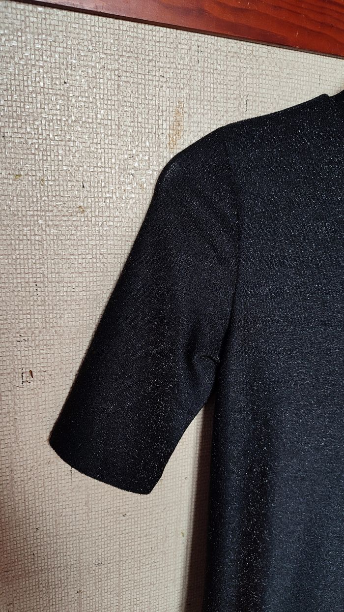 Haut noir lurex - photo numéro 4