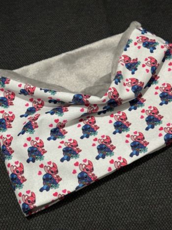 snood cache cou enfant Lilo et Stich Disney