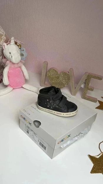 Geox Gris foncé fille en cuir 21