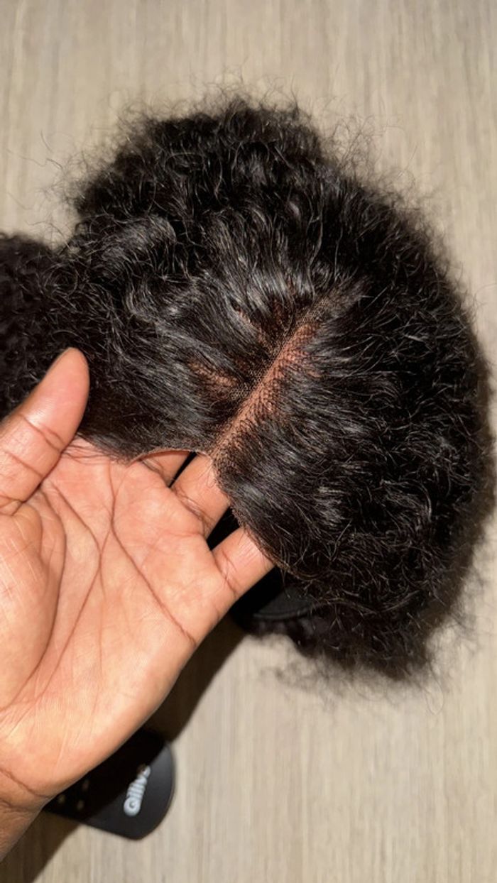 Perruque cheveux Kinky long taille 18 naturelle