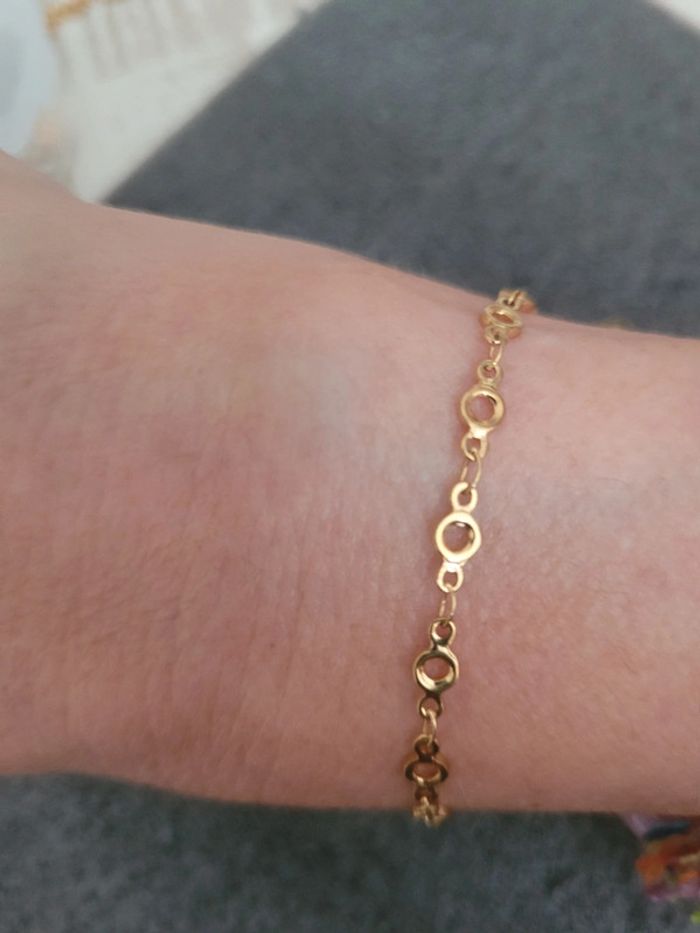 Bracelet fin en acier inoxydable doré - photo numéro 4