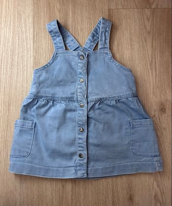 Robe en jean mots d’enfants 