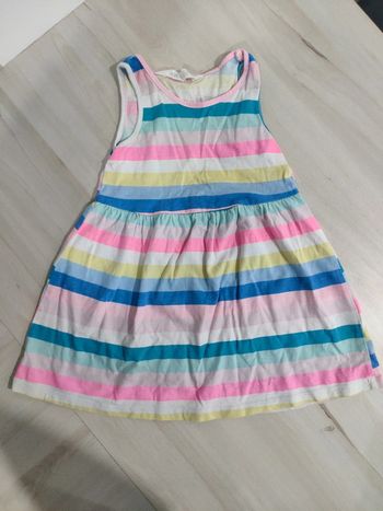 Très jolie robe h&m 18/24 mois rayée