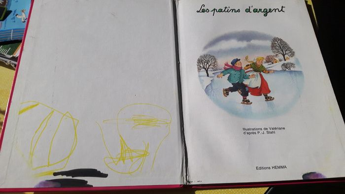 Livre Les patins D'argent vintage - photo numéro 2