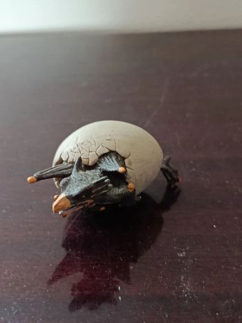 Bébé dragon qui sort de l'oeuf