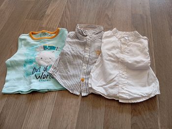 Lot de3  tee-shirt/ chemise