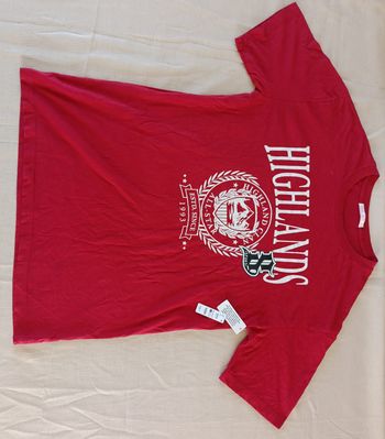 T-shirt ultra long Highlands – Taille XS – Neuf avec étiquette