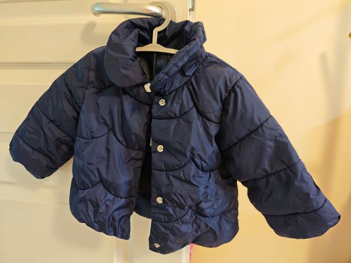Manteau fille bleu - photo numéro 3