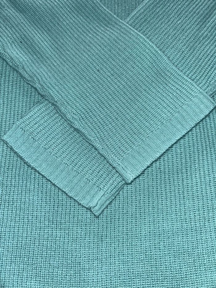 Pull Kiabi turquoise - photo numéro 3