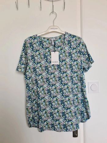 🌸 T-shirt floral CISO - Neuf avec étiquette 🌸