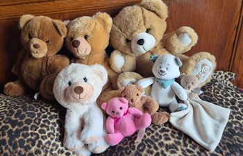 Lot peluches oursons