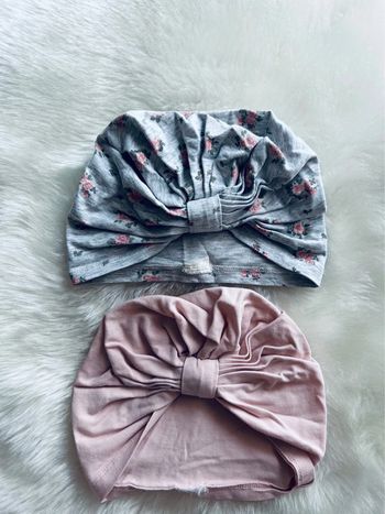 Lot de 2 turbans enfant 6-12mois