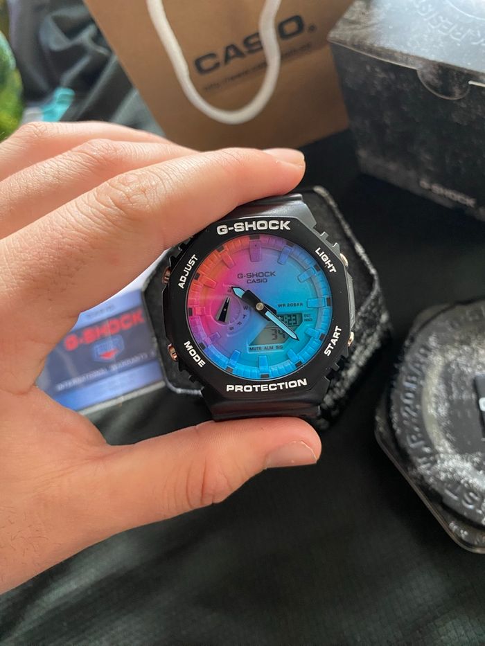Montre G Shock noire multicolore - photo numéro 2