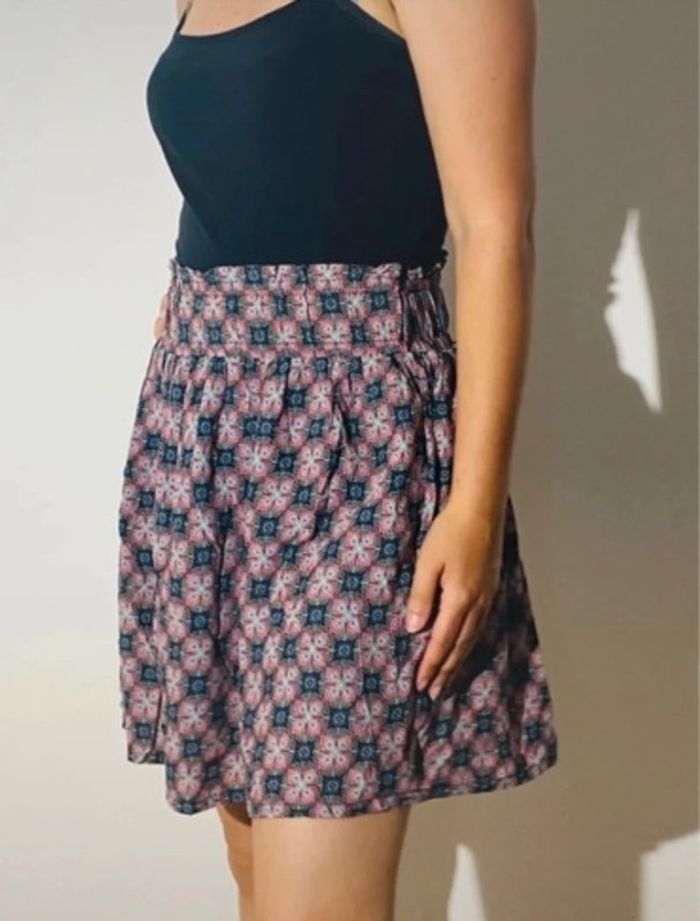 Jupe à motif taille 36 Camaïeu