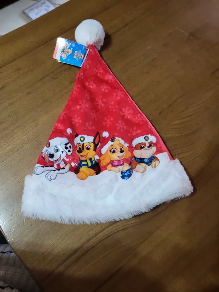 🎄 Bonnet Noël Pat’ Patrouille Neuf 🐾