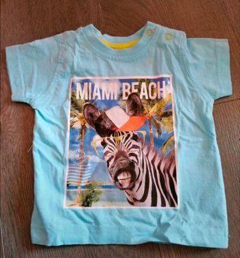 T-shirt bébé garçon 3/6 mois NEUF