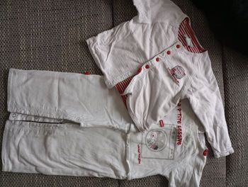 Ensemble grenouillère et gilet 9mois