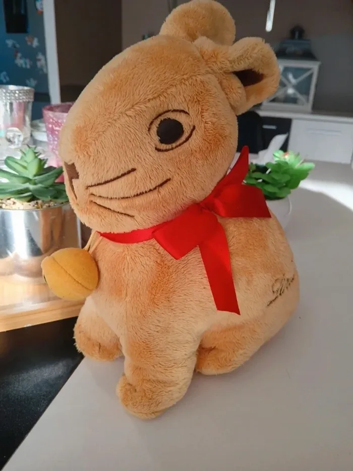 Péluche Lapin Lindt 🌿🎁 - photo numéro 2