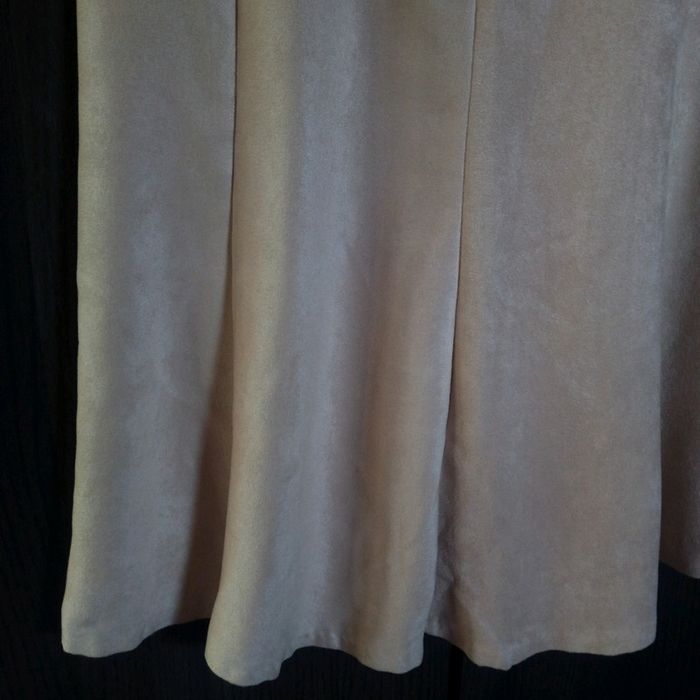 Jupe godet beige en suedine - photo numéro 9