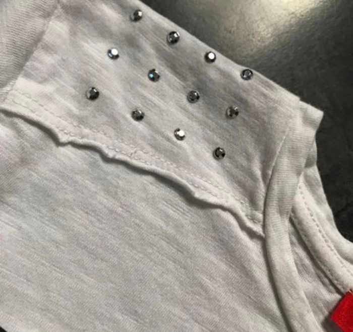 T-shirt blanc fluo rose 10 ans tissaia - photo numéro 4