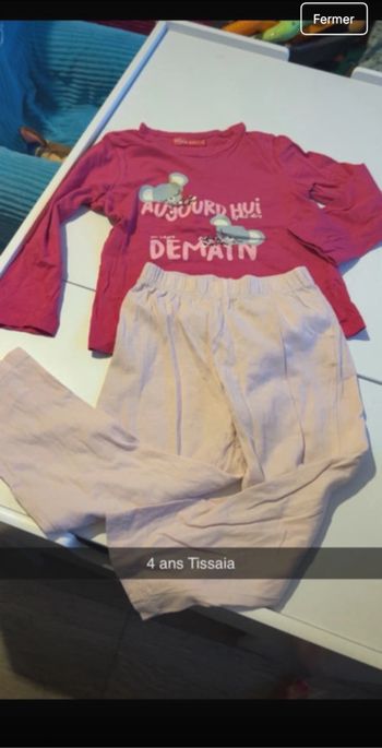 Pyjama 2 pièce fille