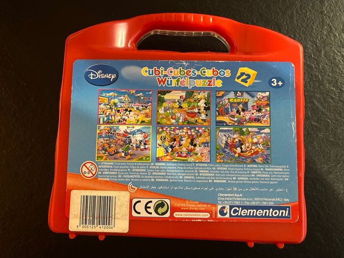 Puzzle cubes Disney – Clementoni – 6 puzzles en 1 - photo numéro 2