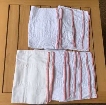 Lot inserts langes prépliés pour couches lavables