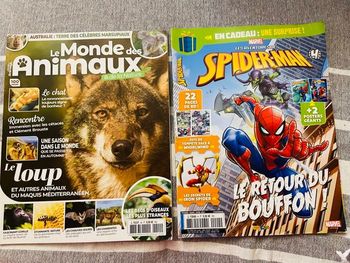 Lot livres animaux et super hero 