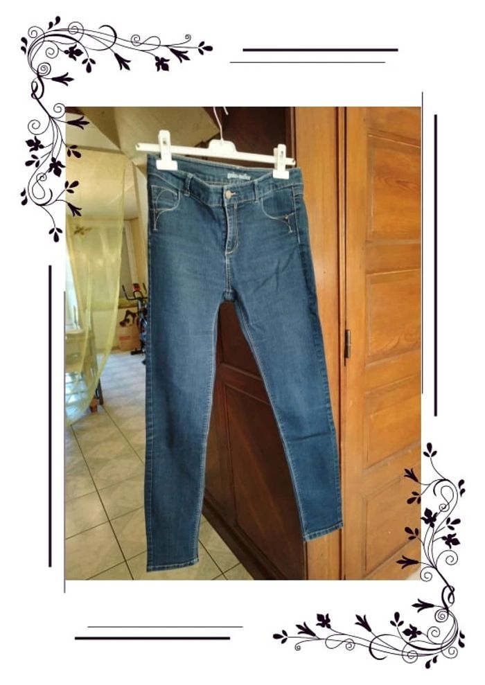 Jeans bleu foncé coton Grain De Malice M/38 - photo numéro 3