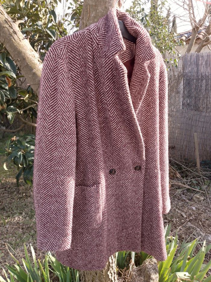 Manteau chiné