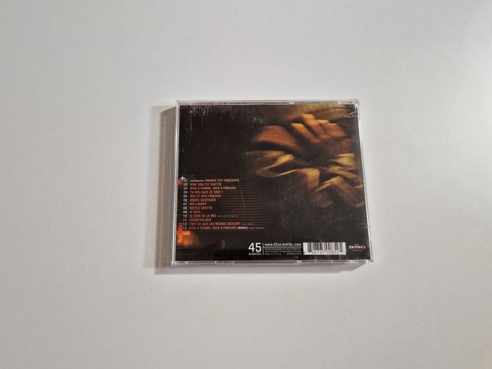 Cd Audio Music Hi-fi Rien à Perdre Rien à Prouver  45 Scientific 2003 - photo numéro 3