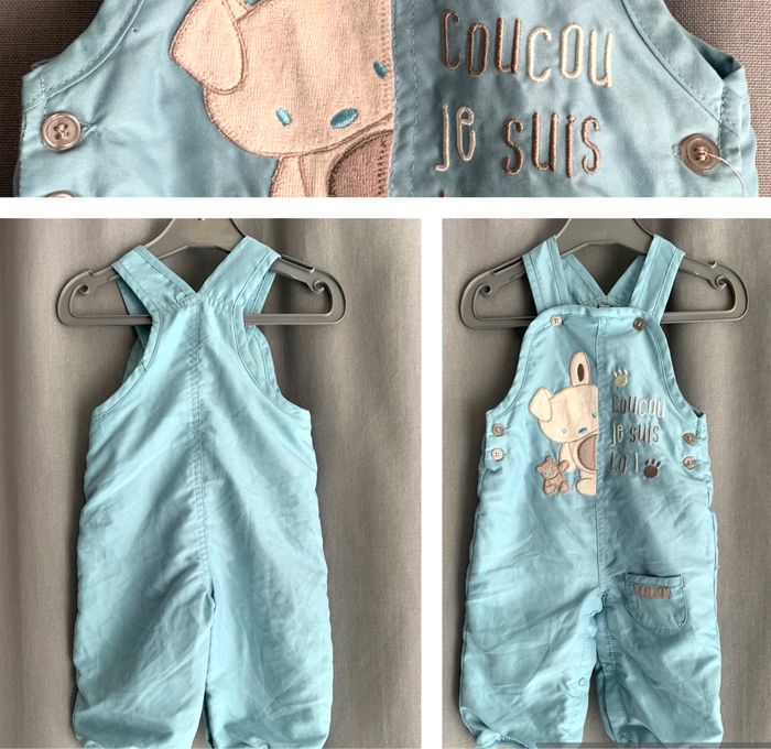 Salopette légère bleu turquoise