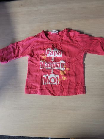 Tee shirt manches longues 3 mois